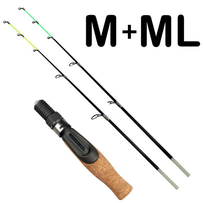Winter fishing rod soft tip 50cm Ice fishing rod with Flat tip high quality Fiber Glass