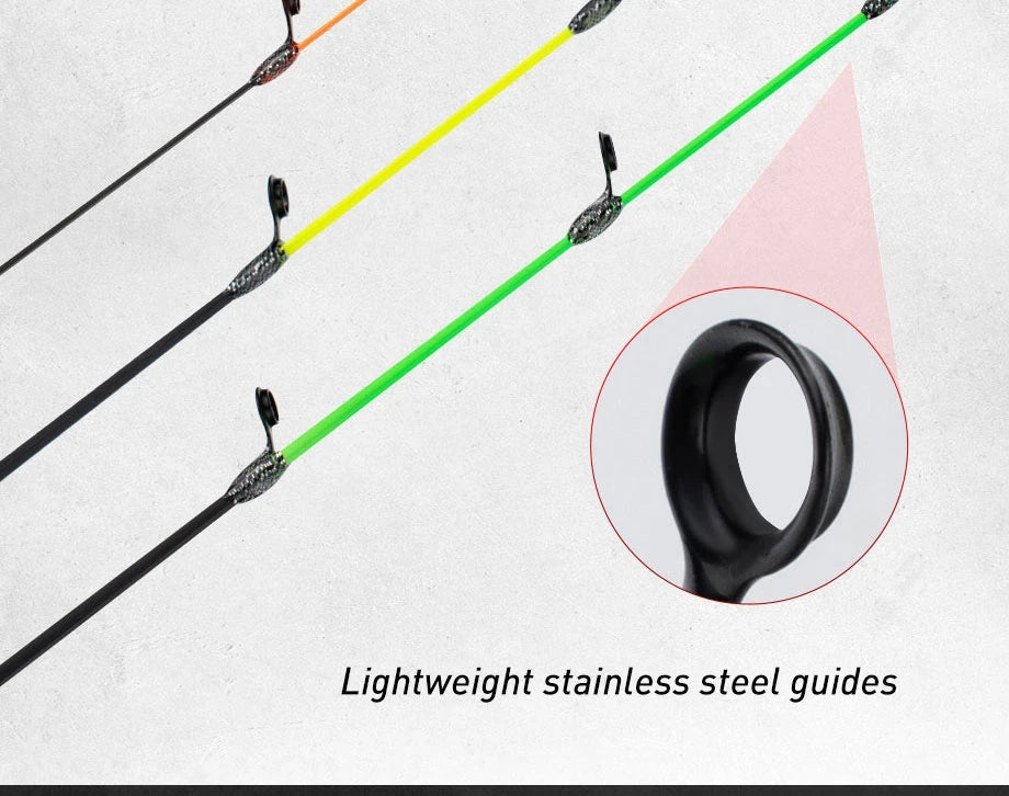 Winter fishing rod soft tip 50cm Ice fishing rod with Flat tip high quality Fiber Glass