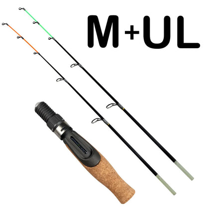 Winter fishing rod soft tip 50cm Ice fishing rod with Flat tip high quality Fiber Glass