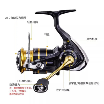 Daiwa BG Spinning Reel, CROSSFIRE LT Spinning Fishing Reel,