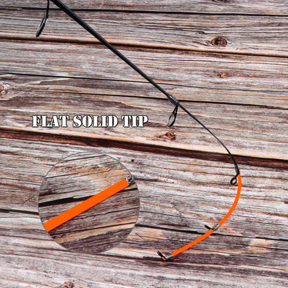 Winter fishing rod soft tip 50cm Ice fishing rod with Flat tip high quality Fiber Glass